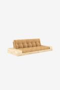 Karup DesignBase Sovesofa m. 2 sidebokser Tre-seterBrunSovesofaerFra H...