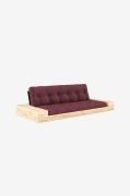 Karup DesignBase Sovesofa m. 2 sidebokser Tre-seterRødSovesofaerFra Ho...