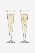 RitzenhoffGoldnacht Champagneglass 2-p 2024FlerfargetVinglassFra Homer...