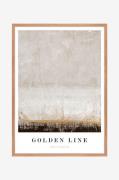 MalerifabrikkenBilde Golden line, EikerammemeBeigeBilder & skiltFra Ho...