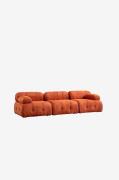 Hanah Home3-seters sofa MuffinOrange3-seters sofaerFra Homeroom