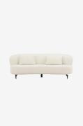 Venture Home3-seters sofa LunaHvit3-seters sofaerFra Homeroom