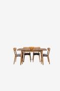 Wood FurnitureSpisebord Isku 110-145X70cm, uttrekkbar, eikBrunSpisebor...