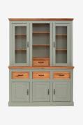 Loft24Buffé 3 dører 3 skuffer 2 glassdører 1 skuff SelmaGrønnSkapFra H...