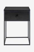 House NordicNattbord med 1 skuff VitaSvartNattbordFra Homeroom