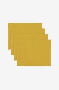 LinumBordskåner Uni 4-pakningGulLøpere & brikkerFra Homeroom