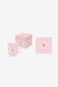 Paperproducts DesignGavesett Krus 35 cl + Serviett Heart of GoldRosaKo...