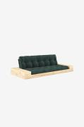 KarupBase Sovesofa m. 2 sidebokser Tre-seterGrønnSovesofaerFra Homeroo...
