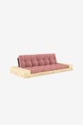 KarupBase Sovesofa m. 2 sidebokser Tre-seterRosaSovesofaerFra Homeroom