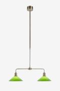 MarkslöjdPendellampe Vela 2LGrønnTakpendlerFra Homeroom