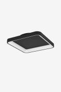 EGLOVegg/taklampe Loretello Square 350X350 MSvartTaklamperFra Homeroom