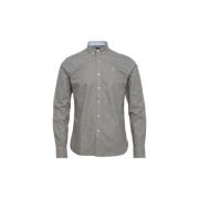 Oxford Stretch Plain L/s skjorte