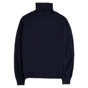 Navy Turtleneck Sweater