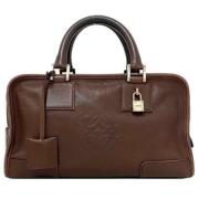 Pre-owned Brunt skinn Loewe Amazona