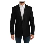 Slim Fit Martini Blazer, Italiensk Design