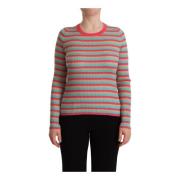 Silke Stripet Crew Neck Top