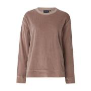 Lysebrun Lexington Martha Cotton Velour Sweatshirt Sweatshirt