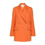 Mynella Avslappet Blazer - Orangeade