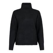 Avslappet Turtleneck Strikkebluse