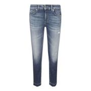 Blå Slim-Fit Jeans Ss23