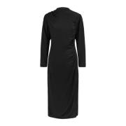 Sort Envelope Jet Dress Long Kjoler