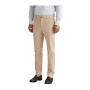 Khaki Morris Stockholm Jeffrey Brushed Chino Bukse