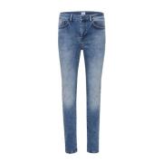 Slim Fit Lys Blå Denim Jeans