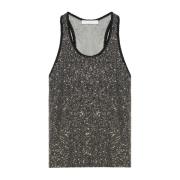 Plassert tank top