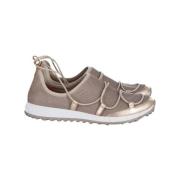 Pre-owned Beige Fabric Jimmy Choo joggesko