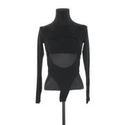 Pre-owned Svart viskose Mugler Top