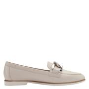 Beige Ivory Loafers for kvinner