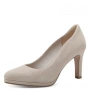 Elegante Beige Semskede Pumps