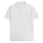 Short Sleeve Jersey Popover Hvit