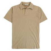 Short Sleeve Jersey Popover Beige