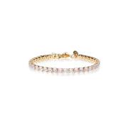 Gull Caroline Svedbom Zara Braclet Gold Crystal ArmbÃ¥nd