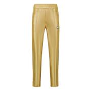 Metallic-Effekt Straight-Leg Track Pants