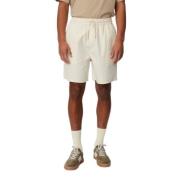 Kremfargede Otto Twill Shorts