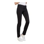 Stilige Straight-Leg Jeans i Svart