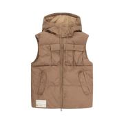 Herre Beige/Brun Polstret Bodywarmer