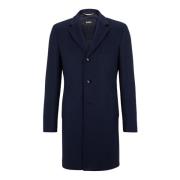 Marine Boss Black H-Hyde Wool Cashmere Frakk Ytterplagg