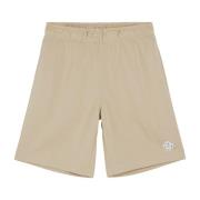 Beige J.Lindeberg Creed Interlock Shorts Shortser