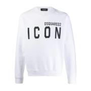 Icon Logo Sweatshirt med Fleecefôr