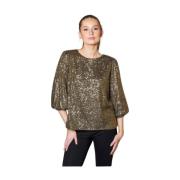 Paljett Topp - Sage Shimmer