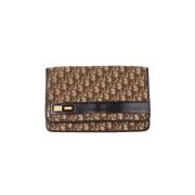 Pre-owned Brunt lerret Dior Clutch