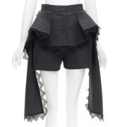 Pre-owned Svart stoff Alexander McQueen shorts