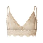 Beige Rosemunde Slik Bra W/Lace Undertøy