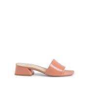 Rosa Lær Sandaler med 4cm Hæl