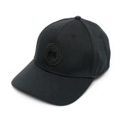 Svart baseballcaps med logo