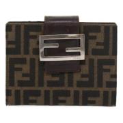 Pre-owned Brown Canvas Fendi Agendas