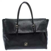 Pre-owned Svart skinn Carolina Herrera Tote